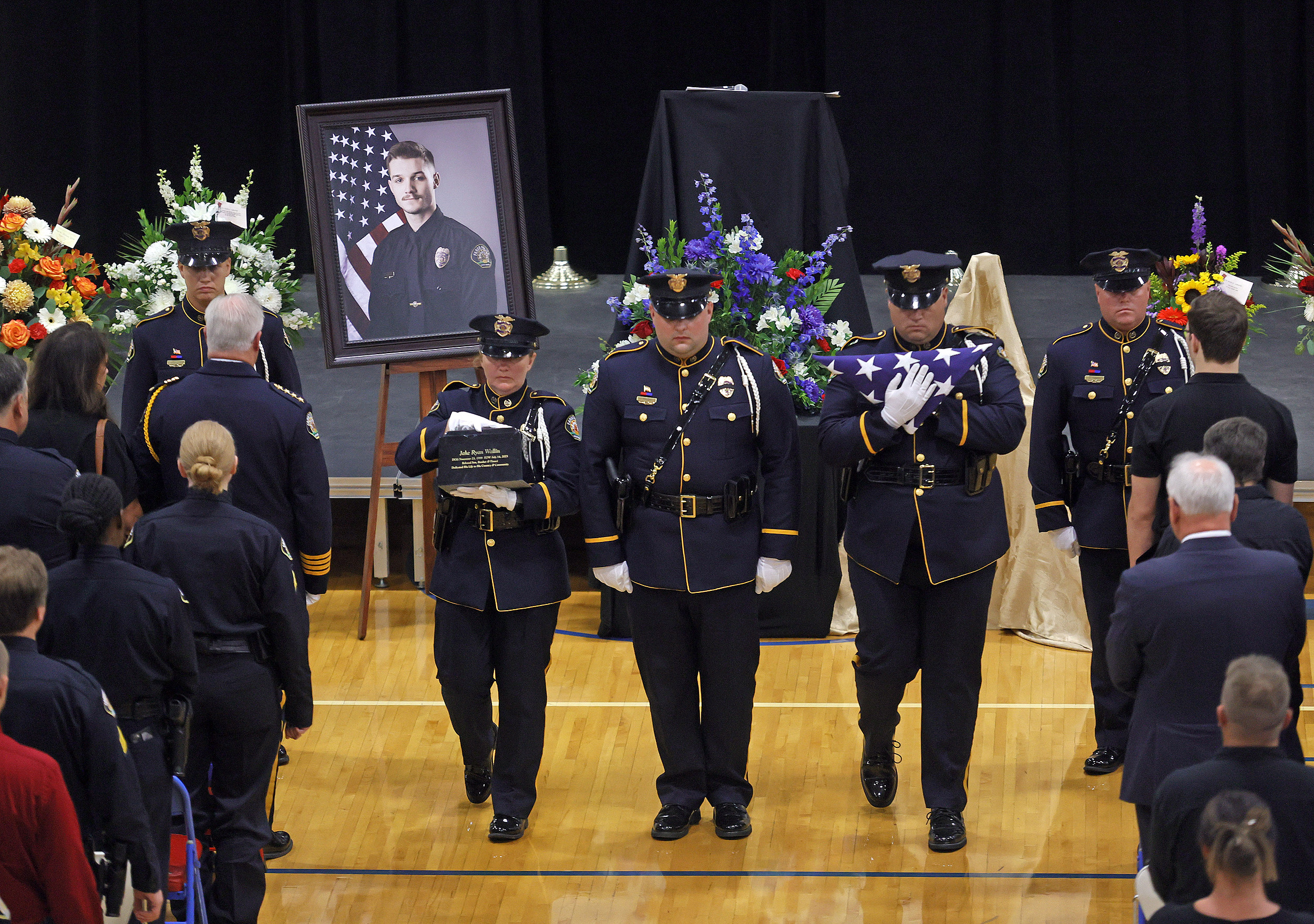 Fargo officer killed in ambush remembered as 'brave young man'