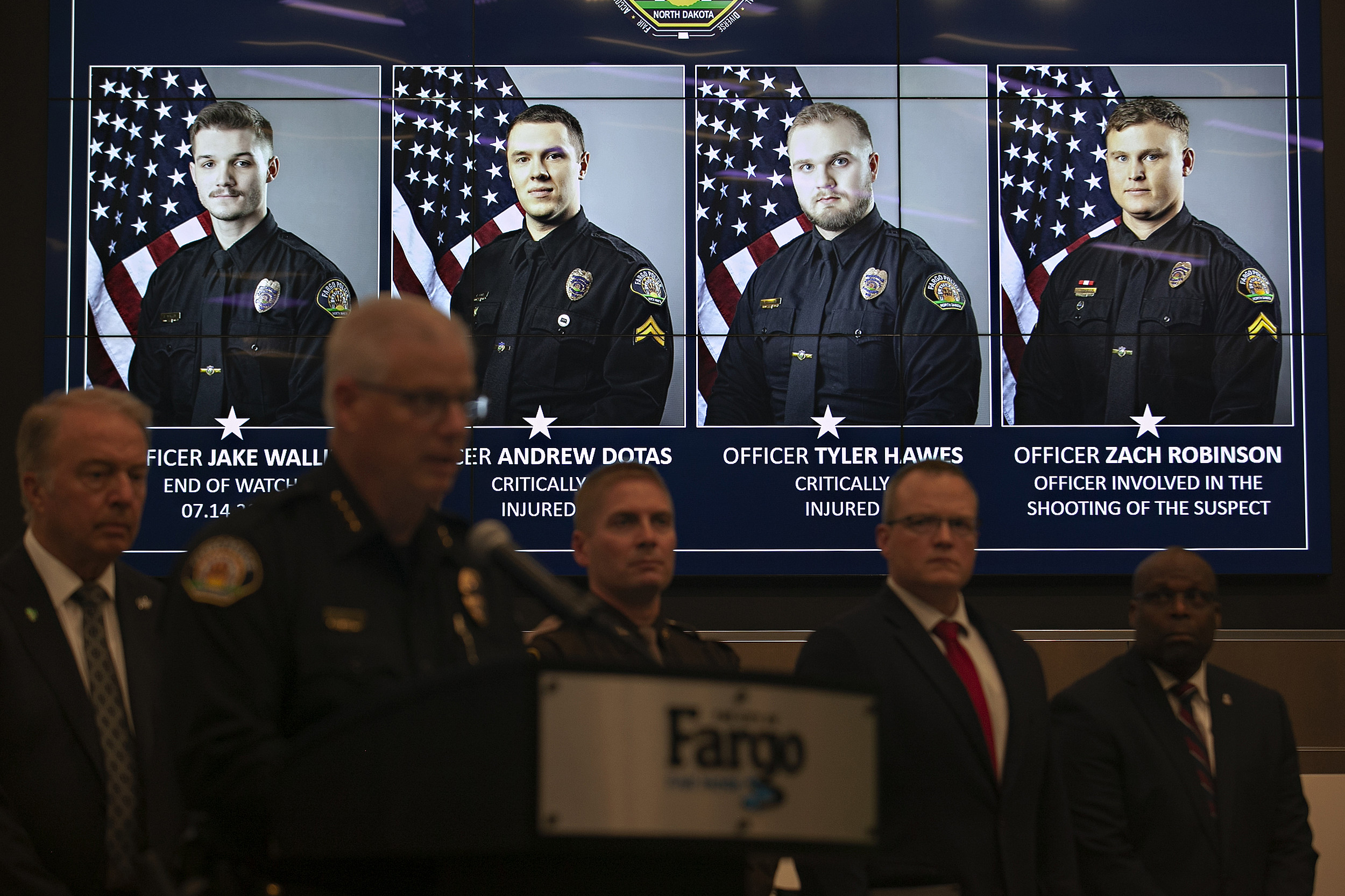 Footage Shows Shooting Ambush in Fargo That Killed an Officer Last
Month