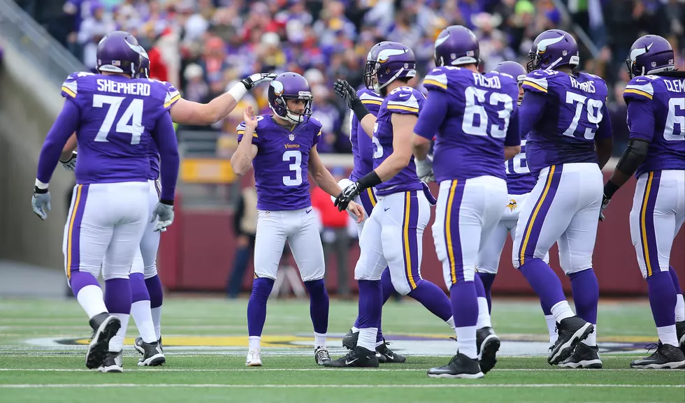 Vikes’ Blair Walsh Honored For Sunday’s Kicks Against Giants